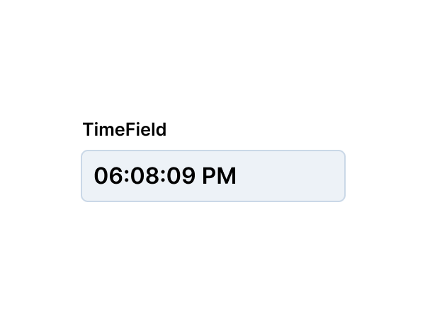 TimeField